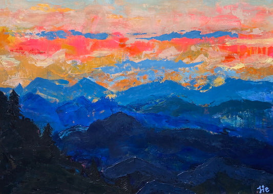 The Blue Ridge at Sunset